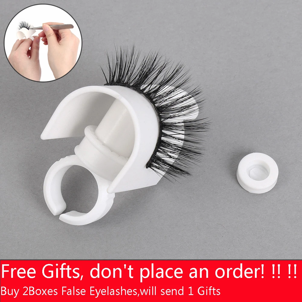 Gifts 5 пар, новые 3D Искусственные норковые Мягкие Накладные ресницы, пушистые тонкие толстые ресницы ручной работы, Мягкие Накладные ресницы для макияжа, инструменты для наращивания - Цвет: Gifts
