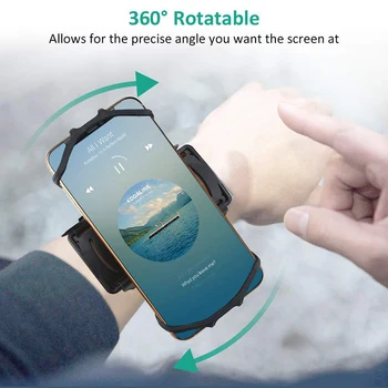 

Running Phone Wristband Rotatable Wrist Strap Jogging Arm Band for iPhone Samsung Huawei VDX99