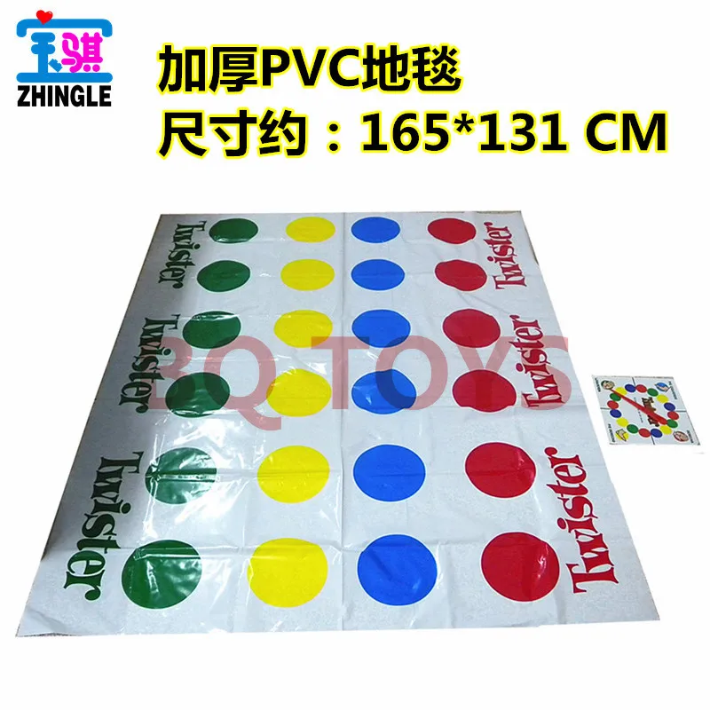 Взрослые дети тело Twister игры одеяло большой размер ПВХ Ковер Классический Twister игры