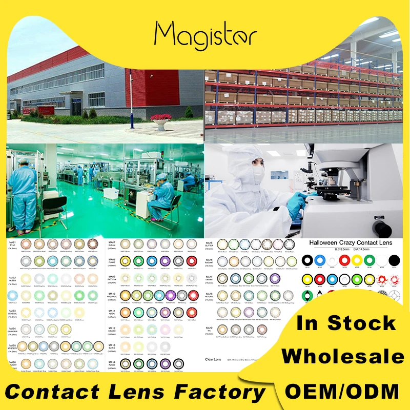 

Wholesale Color Contact Lenses Wholesale Factory Store Manufacturer Supplier OEM Label Brand Custom Colored Contact Lens Cosplay