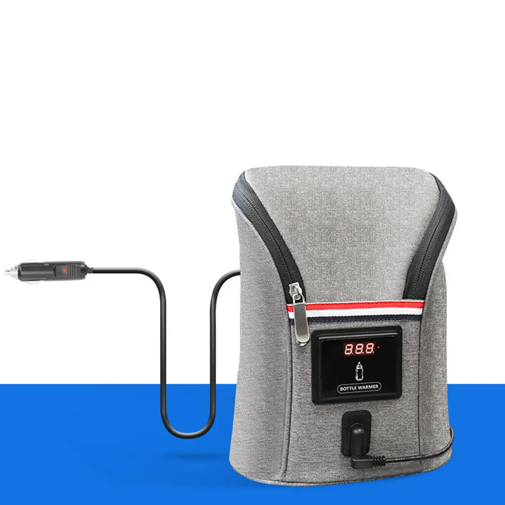 Автомобильная двойная бутылка теплый мешок USB молоко водонагреватель прогулочная коляска изолированная сумка детская бутылочка для кормления нагреватель высокого качества