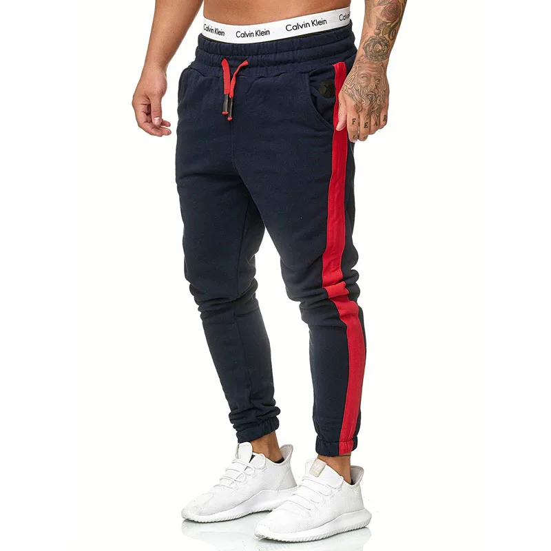 Men's sports and leisure trousers men's outdoor sports running elastic waist sweatpants Men's gym exercise casual pants S-XXXL