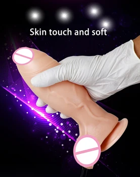 Soft Inflatable Dildo Anal Pump Big Penis with Suction Cup Sex Toys for Women Anal Butt Plug Gay Vaginal Dilator Masturbator 3