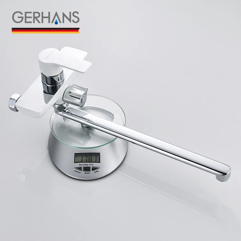 GERHANS Faucet K13115W комплект для одежды: Белый+ Хром