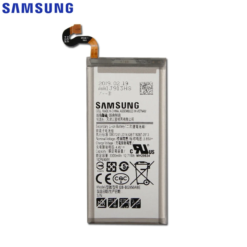 Оригинальная Замена samsung батарея для Galaxy S8 SM-G9508 SM-G G проект мечта G9508 G9500 G950U EB-BG950ABA EB-BG950ABE