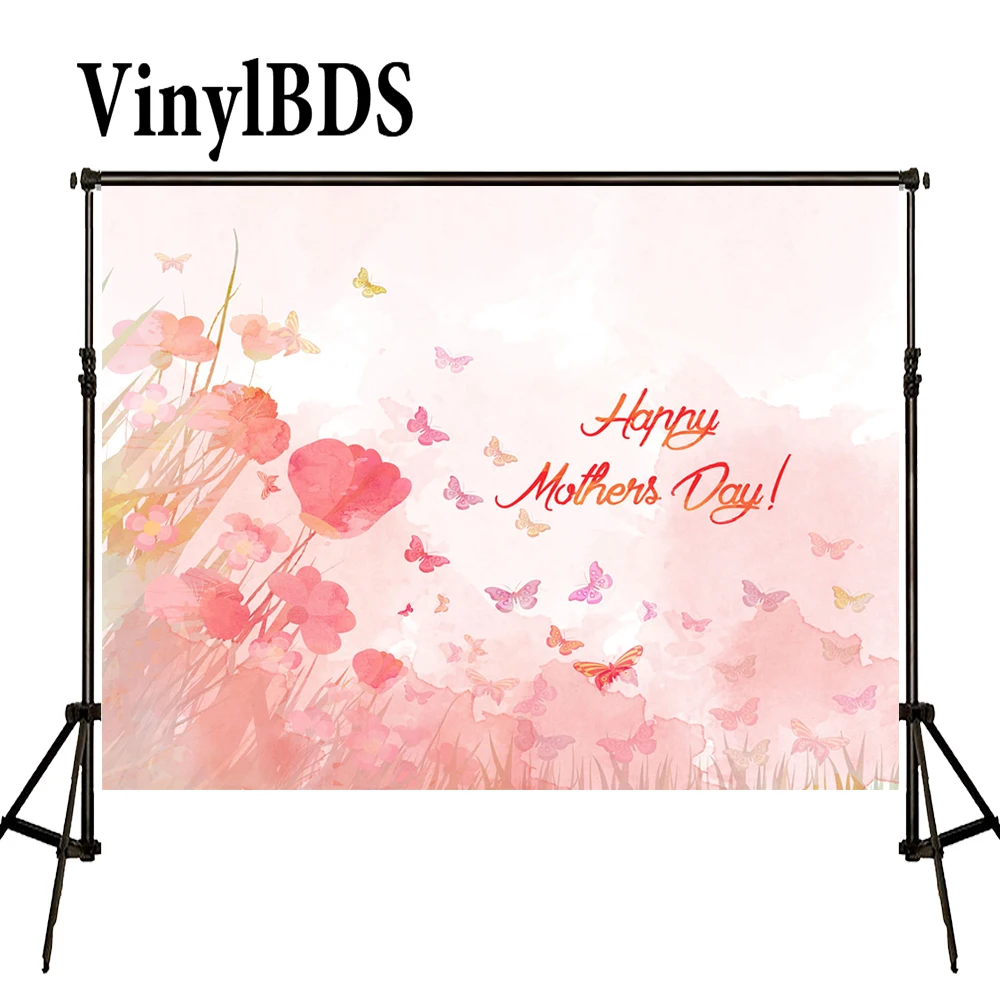 Vinylbds Selamat Hari Ibu Fotografi Latar Belakang Bunga Musim
