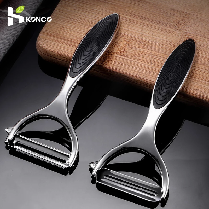 2pcs Vegetable Peeler For Kitchen, Potato Peelers For Fruit Straight Blade,  Durable Non-slip Handle