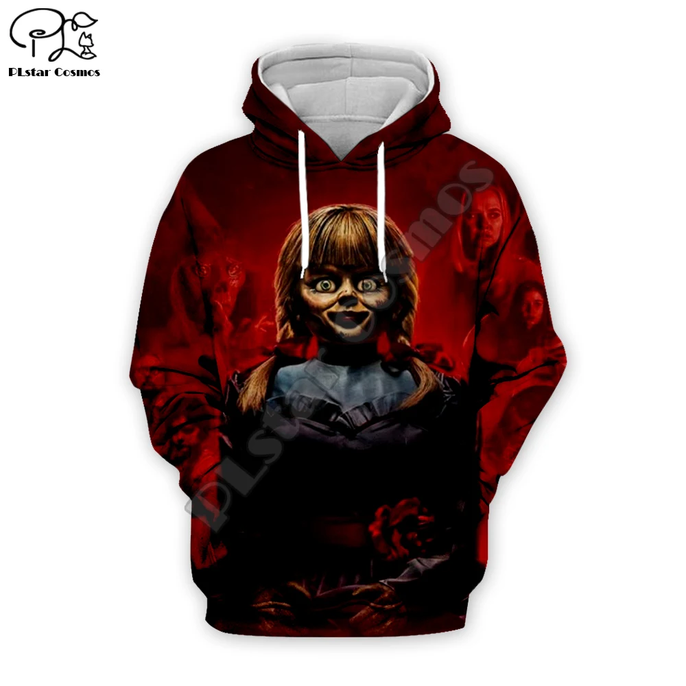 

Men Women Annabelle 3 Comes Home 3d Hoodies Halloween costumes unisex Sweatshirts autumn zipper coat pullover streetwear tshirt