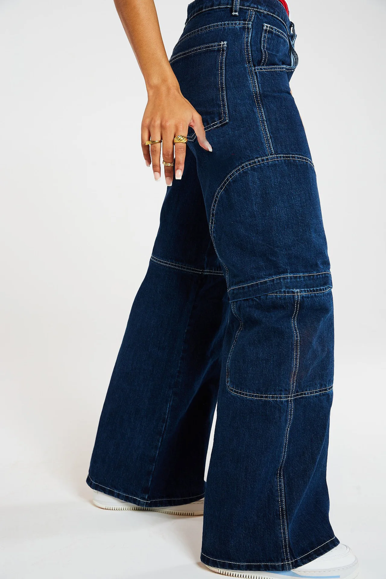 Fashion Wide Leg Loose Jeans Women Y2k Low Rise Baggy Jeans Ladies