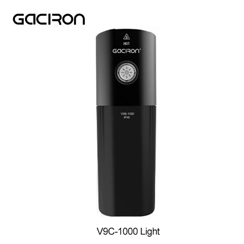 GACIRON 400/600/800/1000/1600/1800 Люмен USB Перезаряжаемые велосипед светодиодный головной светильник велосипед передний Фонарь велосипедный светодиодный Водонепроницаемый светильник - Цвет: 1000LM
