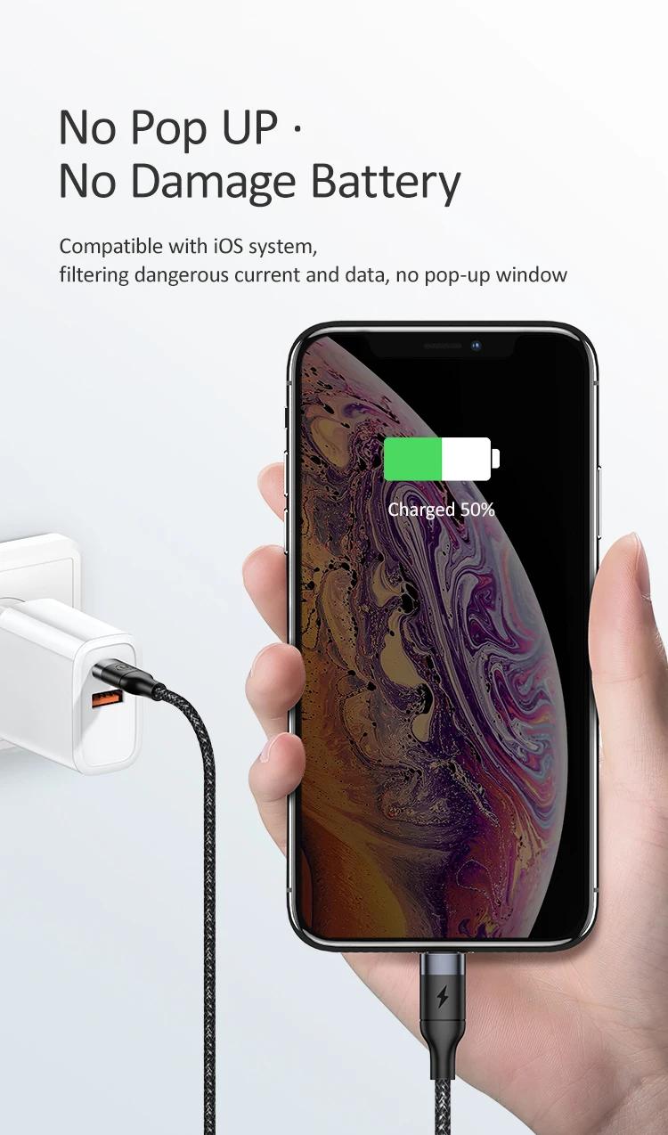 USAMS MFI сертифицированный кабель быстрой зарядки типа c к Lightning PD для iPhone XS XR X 8 7 6s Plus 5 передача данных 1,2 м