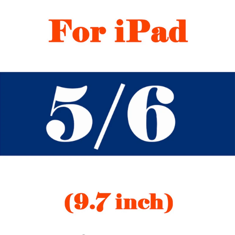 Закаленное стекло для Apple IPad Pro 11 10,5 протектор экрана для Ipad 5 6 Air 2 7,9 Pro Mini 1 2 3 4 9,7 защитная пленка - Цвет: 5 6