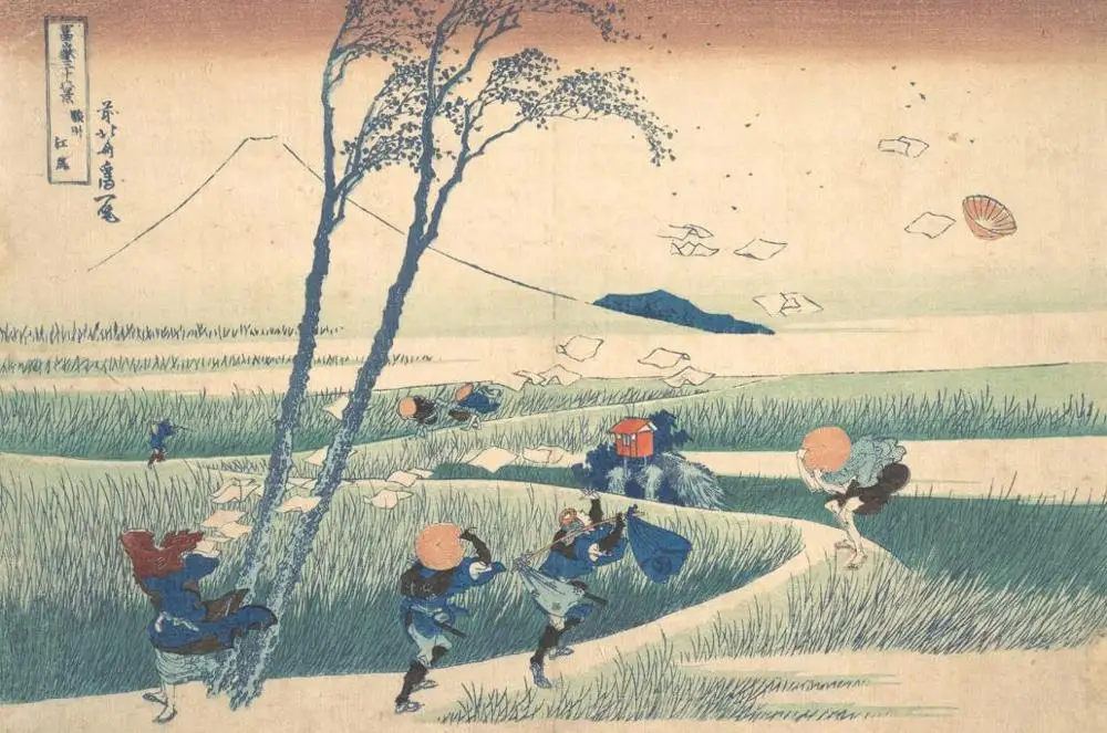 Katsushika Hokusai лучшие обои на холсте постеры принты мраморные настенные художественные картины декоративные картины Современный домашний декор - Цвет: KH018