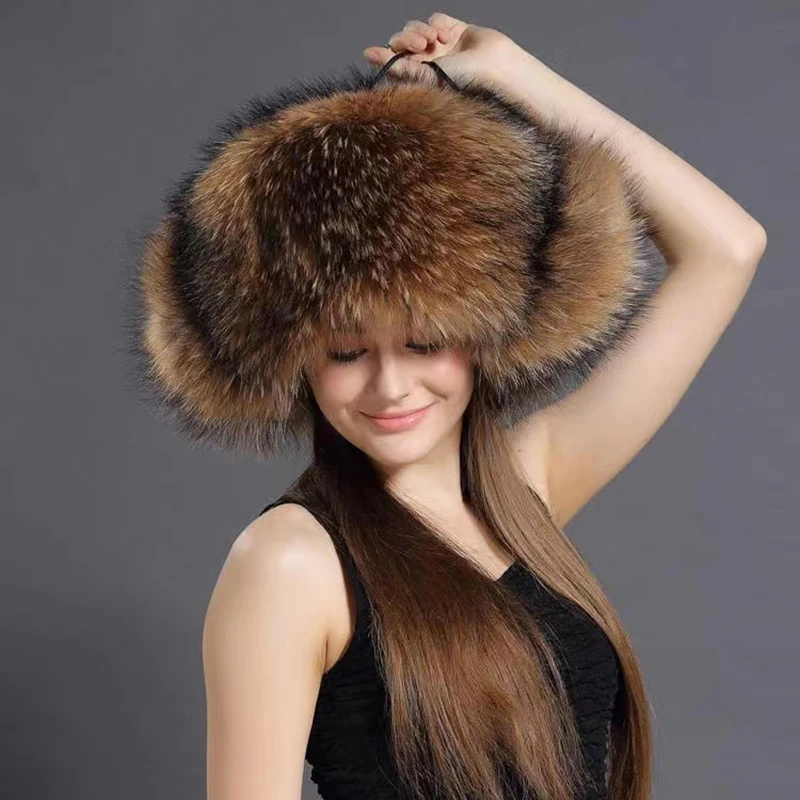

Шапка-Охотник из искусственного меха для женщин теплая русская зимняя Лыжная шапка