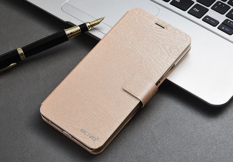 gold Чехол для meizu m6 note, флип-кейс, кожа+ ТПУ, силиконовый материал, задняя крышка, мягкий чехол для meizu m6 m6s ALIVO, откидная крышка#4088 - Цвет: gold