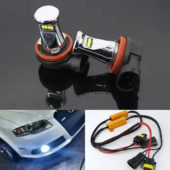 

2x Super White H8 H9 H11 H16(JP) LED Daytime Running Lights Fog Light Driving Bulbs DRL For Audi A3 A4 A5 S5 A6 Q5 Q7 TT