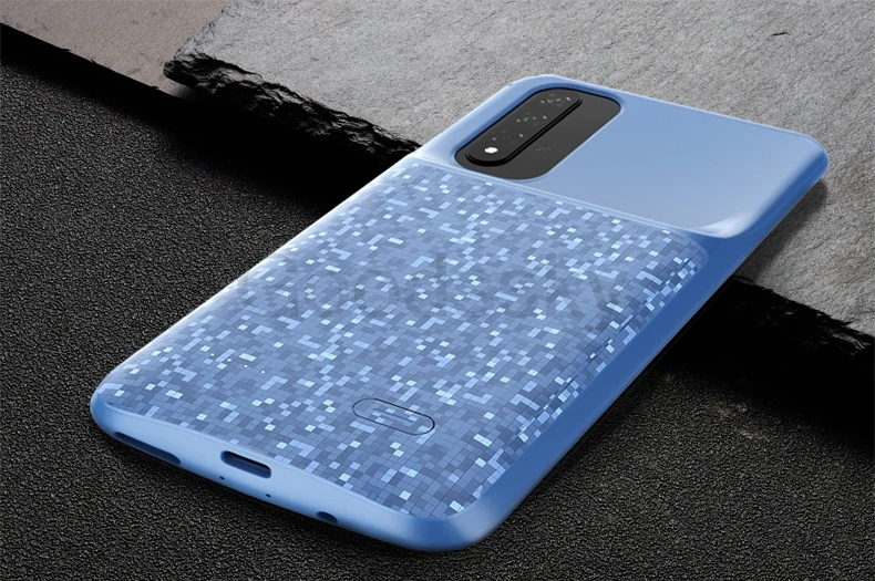 5000 мАч чехол для зарядного устройства для huawei Nova 5t Тонкий Силиконовый противоударный резервный блок питания зарядное устройство задняя крышка чехол