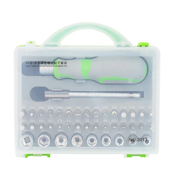 

41 in 1 Screwdriver Set Telescopic Cross Word Dual-Use Plum Blossom Sleeve Screwdriver Hardware Tool Combination Screwdriver