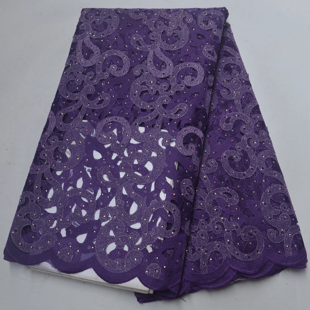 3 Желтая кружевная ткань последняя нигерийская вышитая африканская органза кружевная ткань высокое качество кружева с камнями для вечерних платьев - Цвет: 3