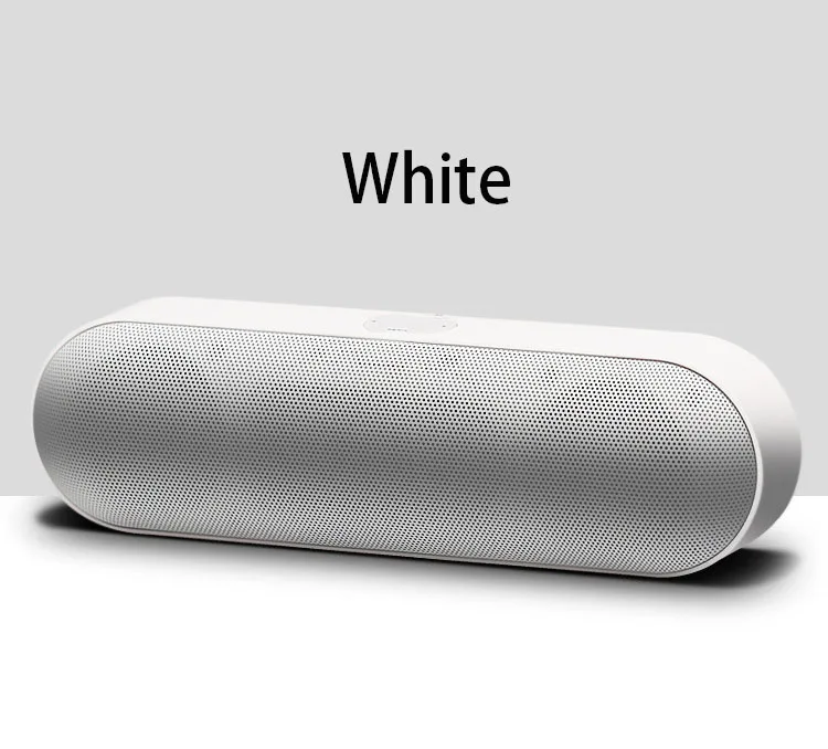 White Портативный 3D стерео Bluetooth динамик с двойным драйвером громкий динамик звуковая система Музыка объемный поддержка TF AUX USB Play - Цвет: White