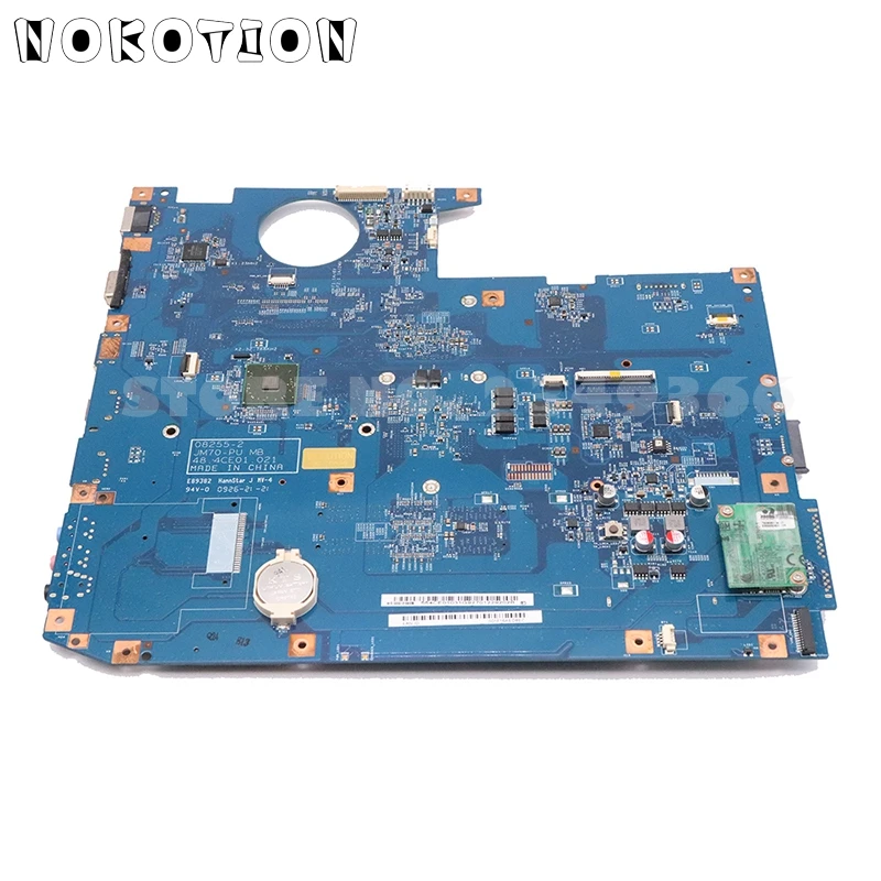 NOKOTION MBPCF01001 48.4CE01.021 для acer aspire 7535 7735 Материнская плата ноутбука DDR2 Бесплатный процессор без графического слота