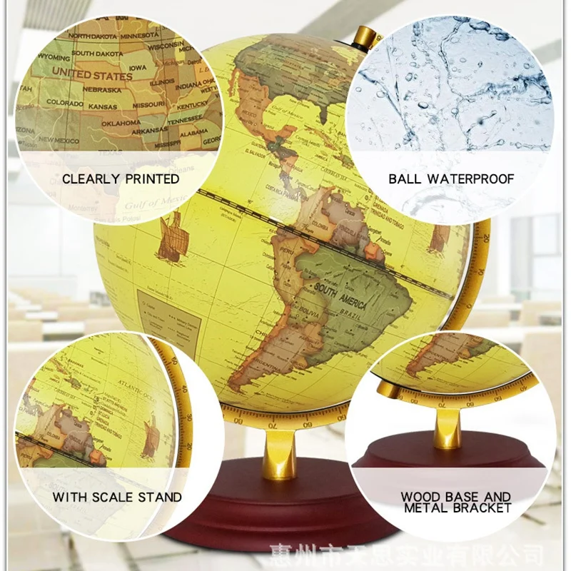 25 см люминесцентный глобус Карта океана мира, шар, обучающий, развивающий, пляжный мяч, детские, развивающие принадлежности