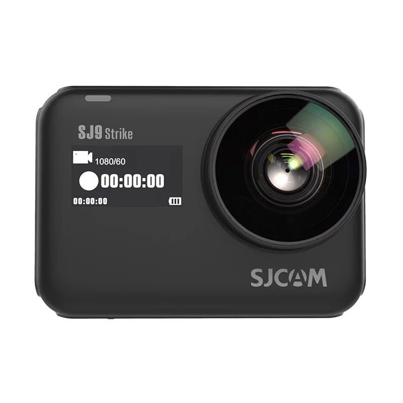Black Дешево! SJCAM SJ9 Strike Gyro/EIS supermooth 4K 60FPS WiFi Удаленная экшн-камера Сенсорный экран Ambarella Чип корпус водонепроницаемый DV - Цвет: Black