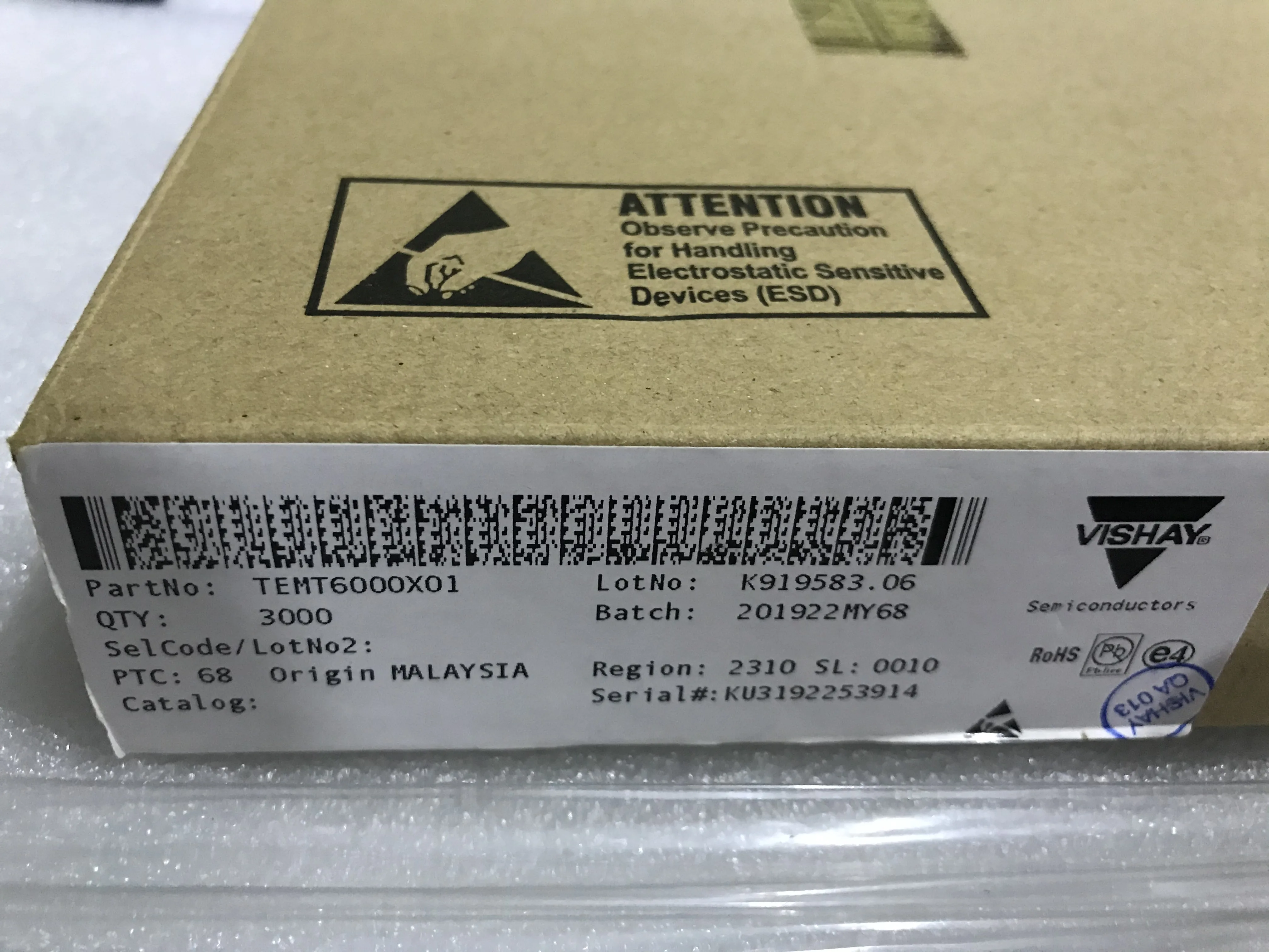5 шт. TEMT6000 TEMT-6000 совершенно аппарат не Привязанный к оператору сотовой связи TEMT6000X01 датчик видимого света TEMT6000 1206 объем окружающей среды светильник с датчиком
