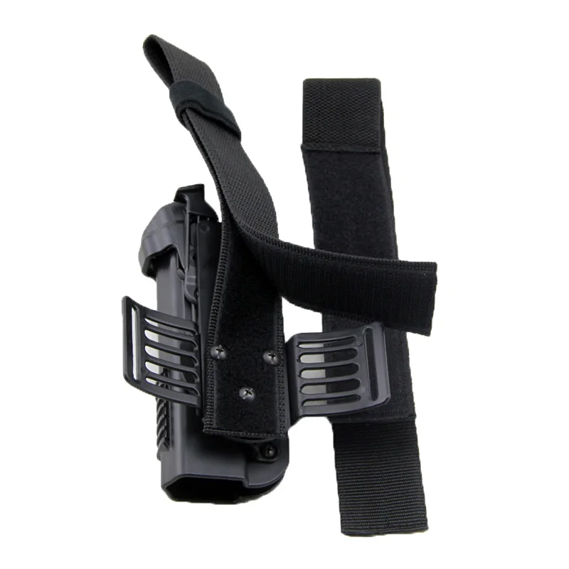 Tactical Glock 17 22 Pistol Holster Military Glock Gun Accessories Double Protective Gun Holster Quick Drop Leg Holster Gun Case