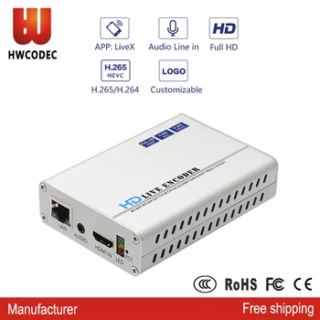 

HWCODEC H8118AV H264 H265 HEVC HDMI Encoder IPTV Video Encoder 1080P Video Converter Support HTTP RTSP RTMP for YouTube, Wowza