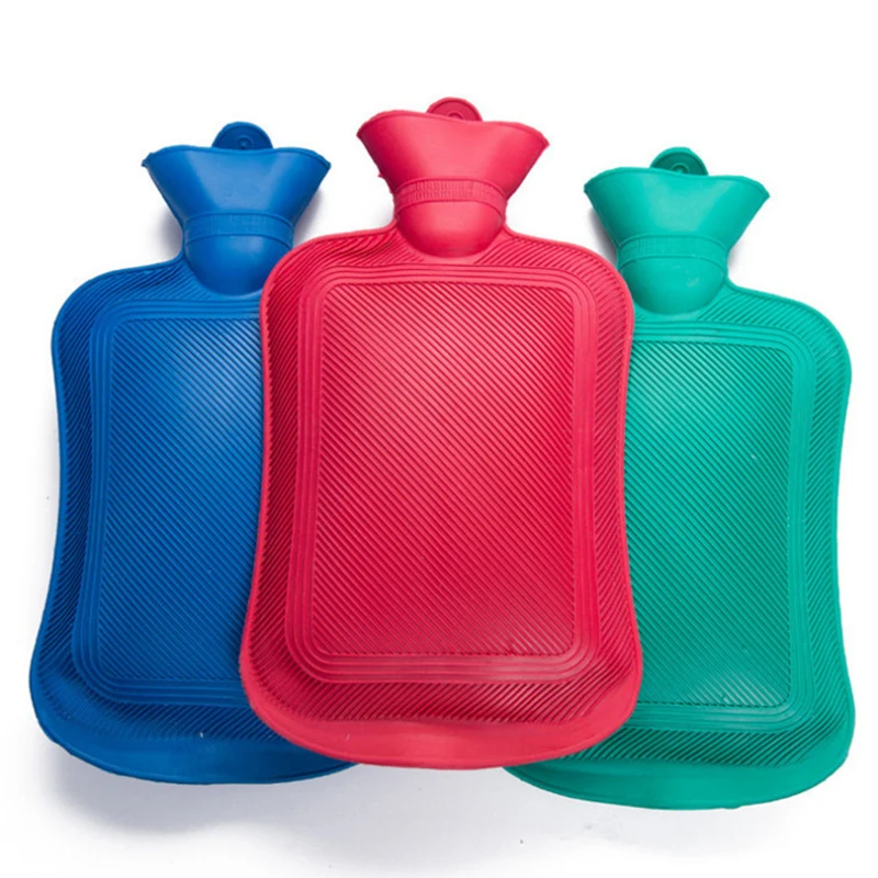 

Hot Water Bottle 2000ML Rubber High Density Winter Hand Warmer Portable Thick Hot Water Bottle Girls Pocket Feet Hot Water Bag