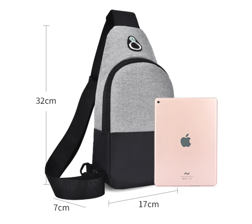 shoulder bag men and women color nylon outdoor leisure chest bag Waist Packs