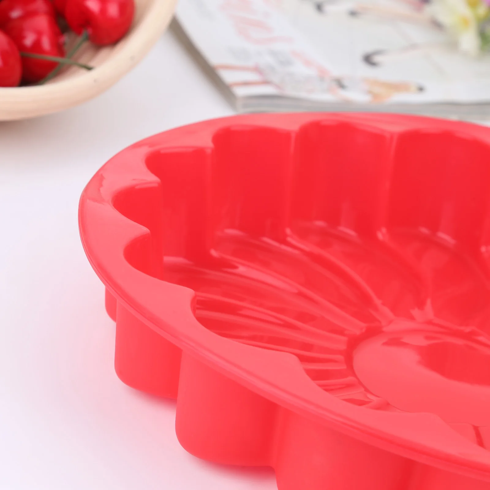 Силиконовый Подсолнечник сковорода для выпечки кухонный круглый хлебный торт