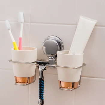 

Wall Mount Bathroom Shelf Stainless Steel Toothbrush Holder Household Tools Storage Organizer Rack Bathroom Accessories