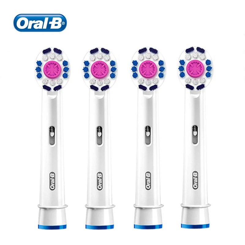 Testine Di Ricambio Originali Per Spazzolino Orale B Eb18 Testina Per Spazzolino Da Denti Bianca 3D Braun Oralb Setole Morbide Denti Ad Azione Incroci
