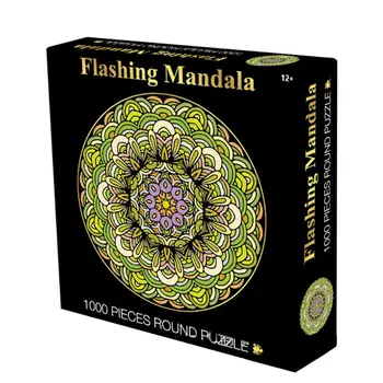 

1000 Piece Round JiDifficult Brainteaser Puzzles for Teens Adults Toddlers G99C