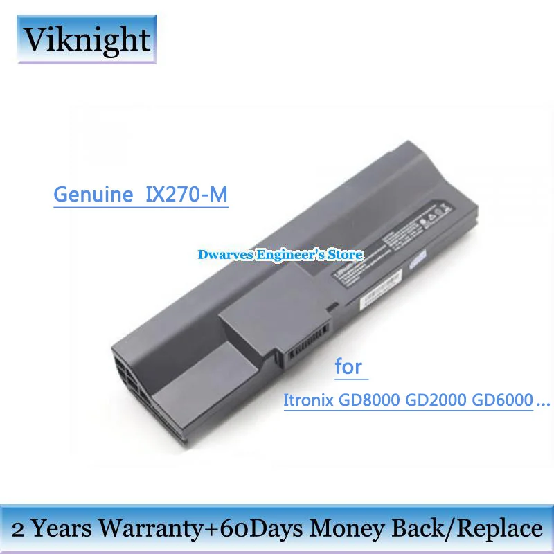 Подлинная IX270 M батарея для ноутбука 7200 мАч ITRONIX GD8000 GD6000 GD8200 GoBook XR 1 Getac Gd3200 23 + 050390