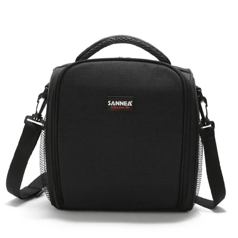 black 8L портативный PEVA Ланч мешок шали для пикника коробка термос посылка bolso охладитель изолированные крутые сумки может охладить bolso frio ледяная посылка - Цвет: black
