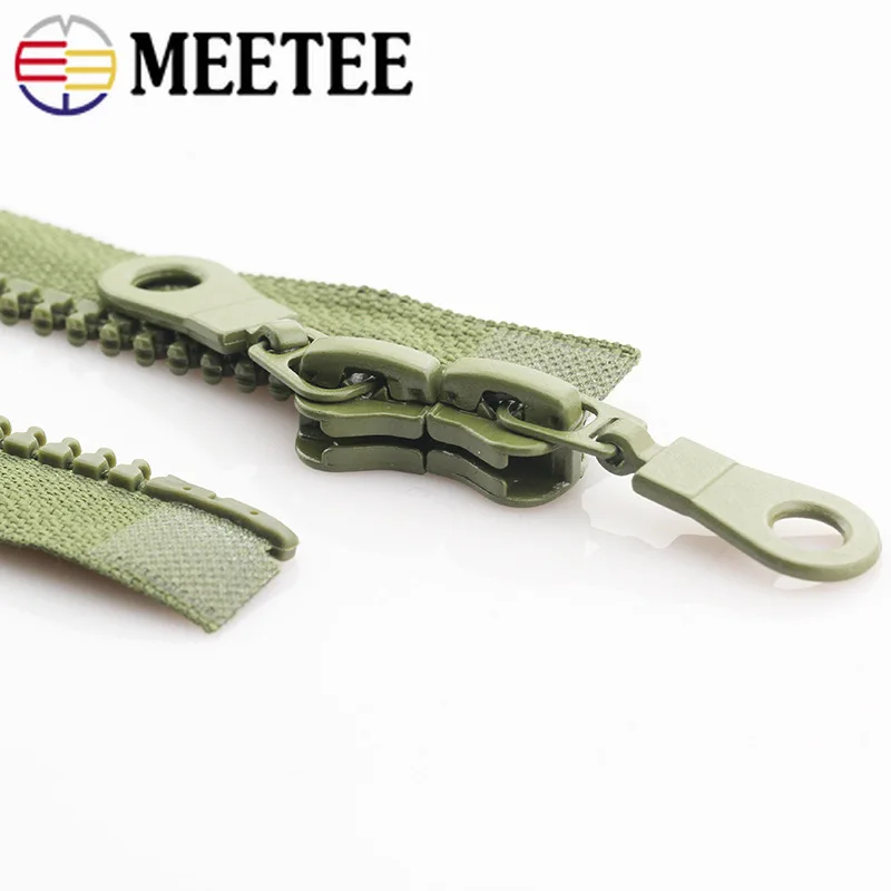 Meetee 5 шт. 70/80 см # разъемная застежка молния смолы набор гайковерта с двойным