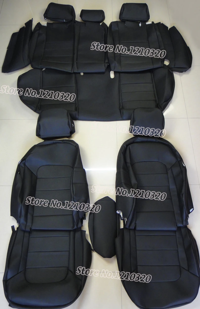 AUSFTORER Custom Fit из воловьей кожи чехлы для сидений для Audi A6 чехлы на подушки автомобиля чехлы на автомобильные сиденья аксессуары для интерьера 14 шт