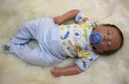 Кукла ручной работы Reborn baby boy 18 дюймов, Реалистичная, для новорожденных, мягкая, виниловая, силиконовая, для детей, подарок, игрушки для детей, для девочек, игрушки, детская кукла