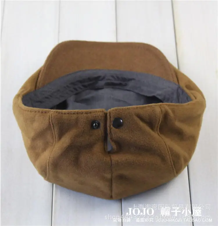 Male Plus Size Ivy Hat Big Head Man Spring Summer and Autumn Newsboy Cap Linen Beret Caps Winter Wool Flat Caps 55-59cm 60-61cm