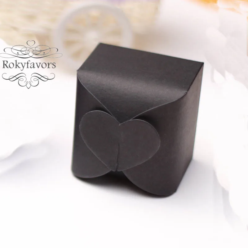 heart on top candy boxes black