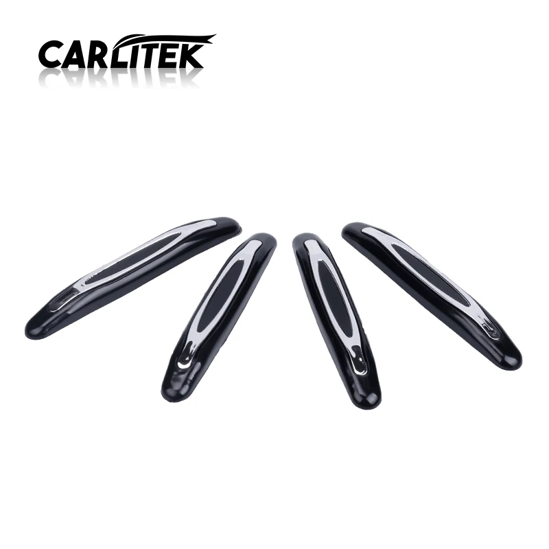 CARLitek 4 шт. защитные наклейки для автомобиля светоотражаПредупреждение двери сторона края автомобиля Защита от царапин протектор клей