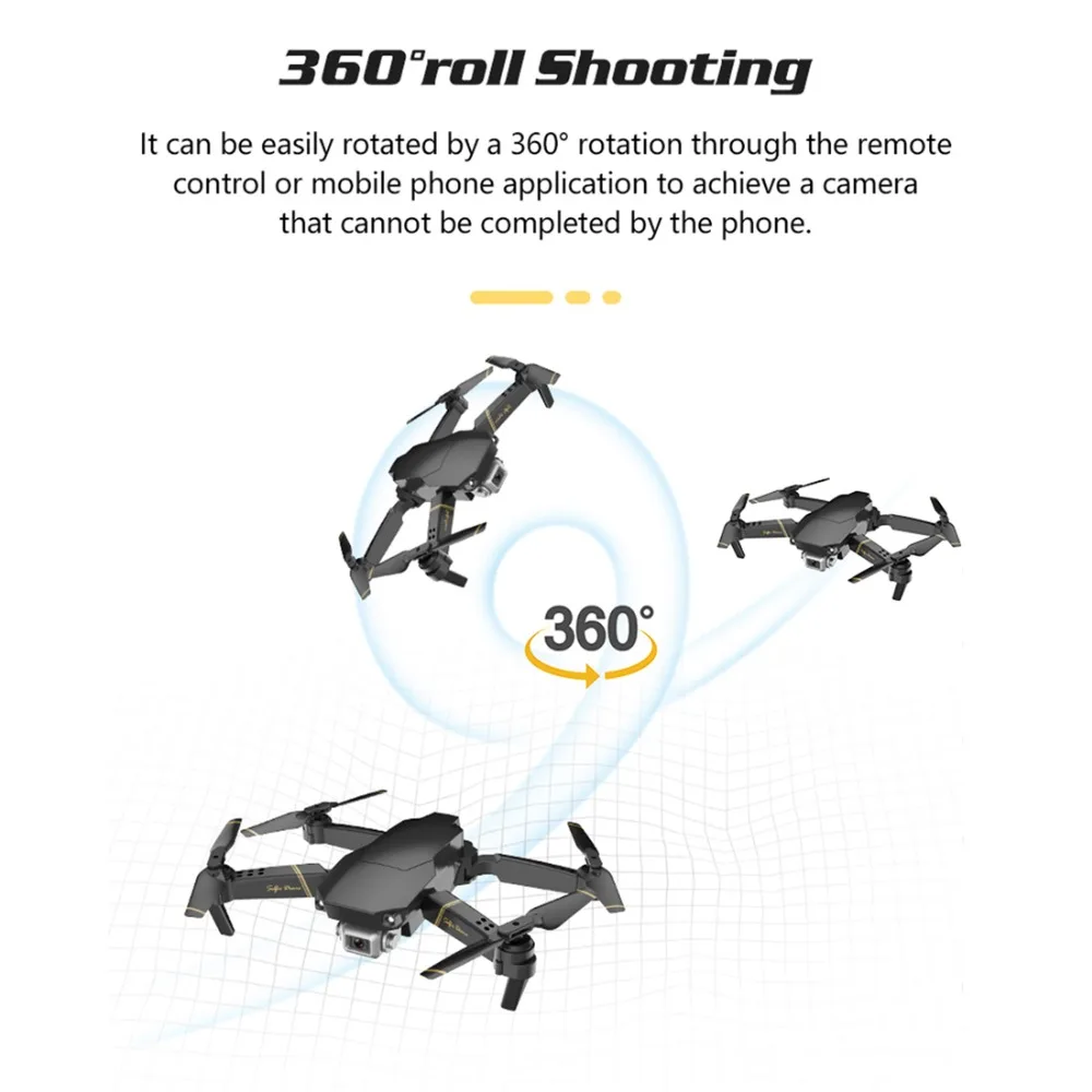 Global Drone GD89 wifi FPV 1080P HD камера складной Радиоуправляемый Дрон с режимом удержания высоты RC RTF Квадрокоптер самолет