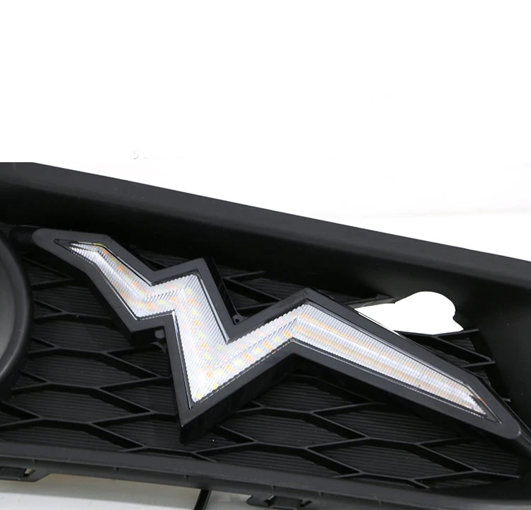 EOsuns led drl дневного света+ противотуманная фара для Honda Crider с динамическим движущимся желтым сигналом поворота