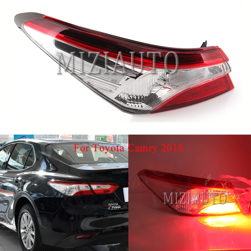 MIZIAUTO задний фонарь для Toyota Camry поворотник задние фонари в сборе стоп-сигнал задний бампер свет задняя противотуманная фара стоп