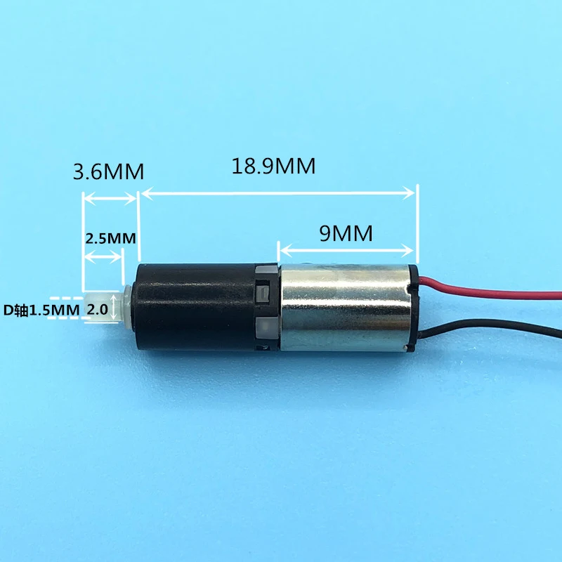 DC 3V Mini 6 Планетарная коробка передач редуктор редуктора двигателя микро безъядерные мотор DIY робот