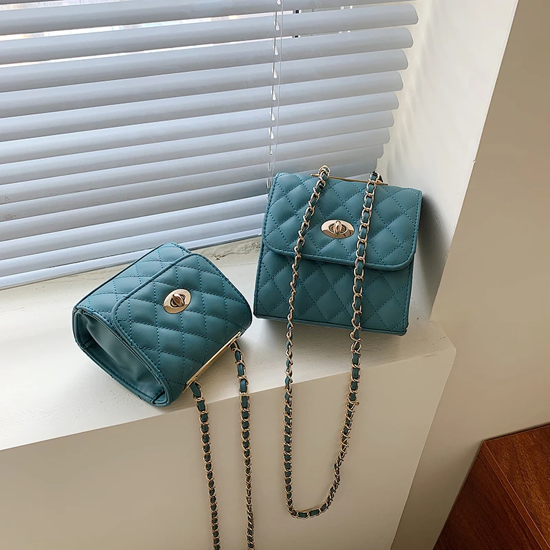 

Woman Shoulder Bag Chain Rhombic Flip Crossbody Bags Designer For Luxury Handbags Women Bolsa Feminina Bolsos Mujer Sac A Main