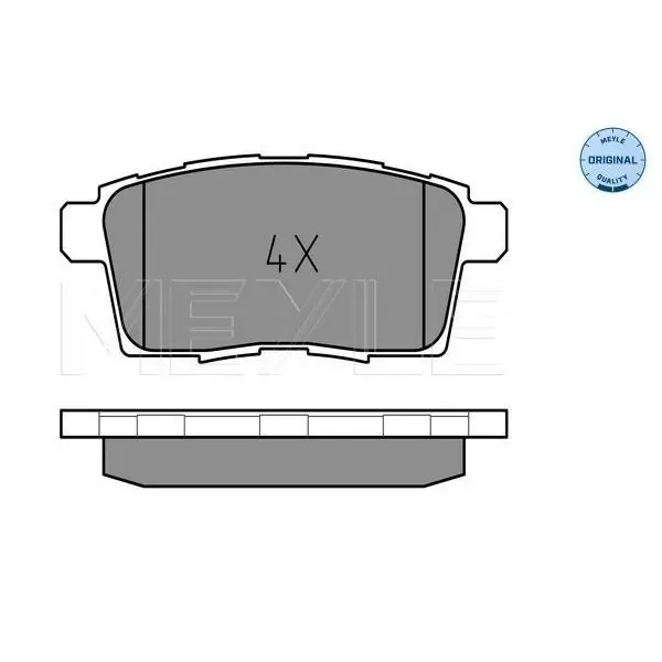 Колодки дисковые задние с антискрип. пластинами\ Mazda CX-7 2.3